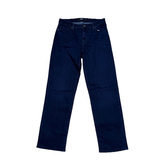 Hudson's Bay Company Denim - Hudson Jeans‎ Straight Leg Mid Rise Denim Dark Wash Stretch Womens Size 8/30x29